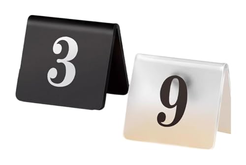Numéro de table en acrylique premium plexiglas double face opaque