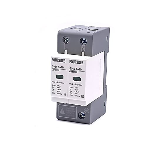 SPD 2P AC parasurtenseur basse tension pour rail Din de maison