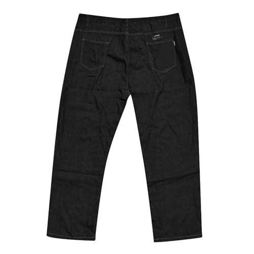 Mens Baggy Jeans Relaxed Loose Fit Wide Leg Denim Vintage Pants Casual Stretch Trousers for Men3