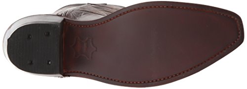 Old West Boys' Fashion Stitched Cowboy Boot Snip Toe Brown4