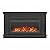 Ameriwood Home Elmcroft Wide Mantel with Linear Electric Fireplace, Black Oak