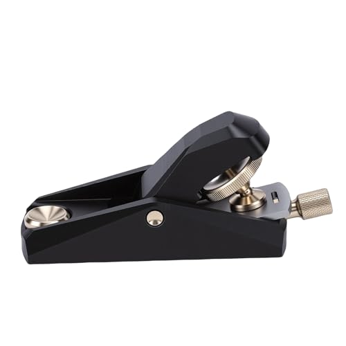 Cryfokt Rabot à Bloc à Angle Bas pour le Travail du Bois, Petite Raboteuse à Main à Angle de Coupe Faible de 33 ° avec Poignée Ergonomique, pour Raboter la Coupe