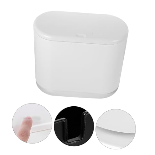 Cabilock Caneca de Basura Plástica Blanca 1.92 lb Rectangular miniatura 7