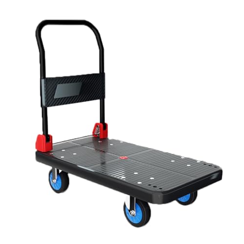 Carretilla plegable resistente con ruedas silenciosas de 4 pulgadas miniatura 1