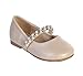 Nude Pink Infant Toddler Girls Straps Flower Girls Shoes S116 Pink Size 3