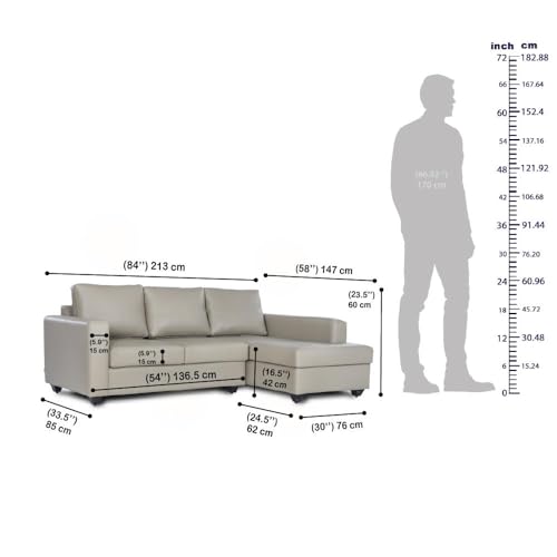 Image of Wakefit Sofa Set | 3 Year Warranty | Sofa 2 Seater, 2 Seater Sofa for Living Room, Wooden Sofa Set, Couch Sofa for Living Room, Sofa for Living Room - Napper(Jindal : Cappuccino)