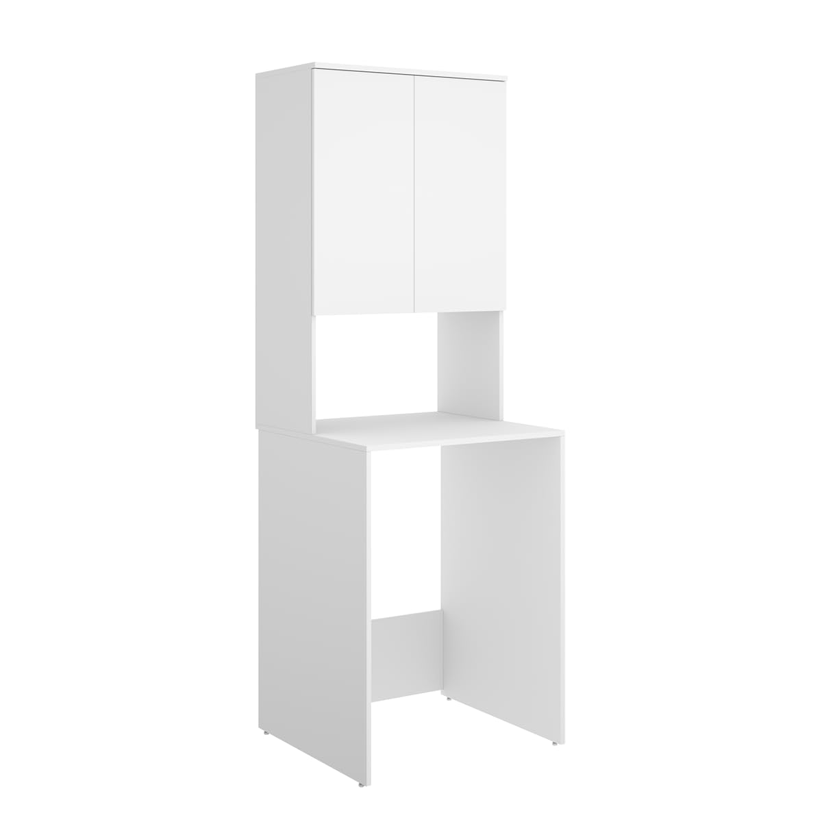DEKIT - Mueble para Lavadora con ALTILLO 190x63,3x62cm - Blanco