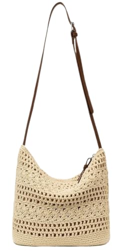 Bolso Hobo de Crochet para Mujer Estilo Verano 2026 miniatura 1