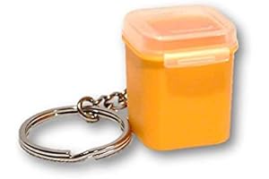 Signature Line Modular Mate Mini Gadget Tiny Treasures Keychain - Apricot Orange