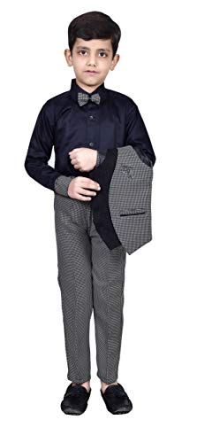 Image of ZOLARIO Boys Clothing Set 3 Piece Dress for Boys, Set of Coat, Pant & Shirt, Ideal for Wedding and Birthday.