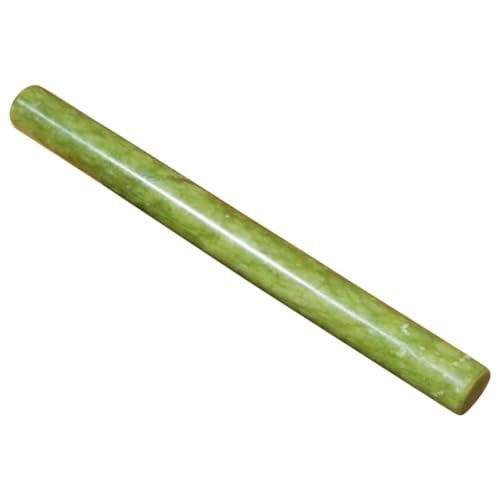 Healeved Marble Dough Rolling Pin 26cm Non-Stick Baking Rolling Pin for Dumplings Pasta and Pizza Kitchen Tool Random Color