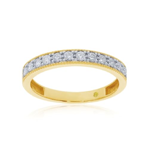 Lab Grown Diamond Band | 1/2 CTTW Stackable Diamond Wedding