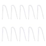 10pcs Hearing Aid Tubes,Lightweight Hearing Aid Tubes NHS, Suitable for Most Hearing Aids Tubes, Flexible Hearing Aid Tubing Replacement Professional Hearing Aid Supplies for Seniors