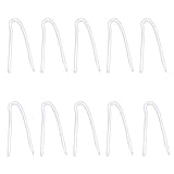 10pcs Hearing Aid Tubes,Lightweight Hearing Aid Tubes NHS, Suitable for Most Hearing Aids Tubes, Flexible Hearing Aid Tubing Replacement Professional Hearing Aid Supplies for Seniors