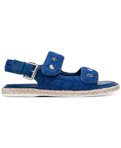 Image of KARL LAGERFELD Women's Charlay Double Strap Sandal With Pin Embellishments
