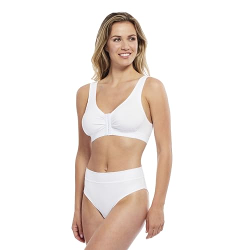 Image of Carole Martin Full-Freedom Front Closure Bra, Perfect Wireless Cotton Sleep Bras for Women