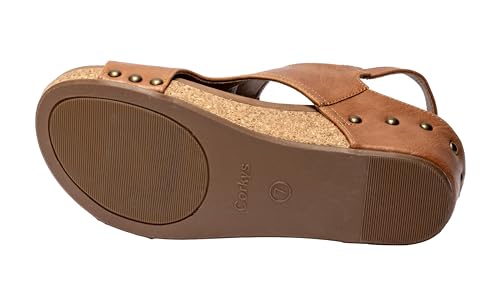 Image of Corkys Footwear Volta Wedge - Chic Elegance Meets All-Year Comfort with a 2-Inch Cork Heel and Marshmallow Insole for Stylish Everyday Wear and All-Day Comfort