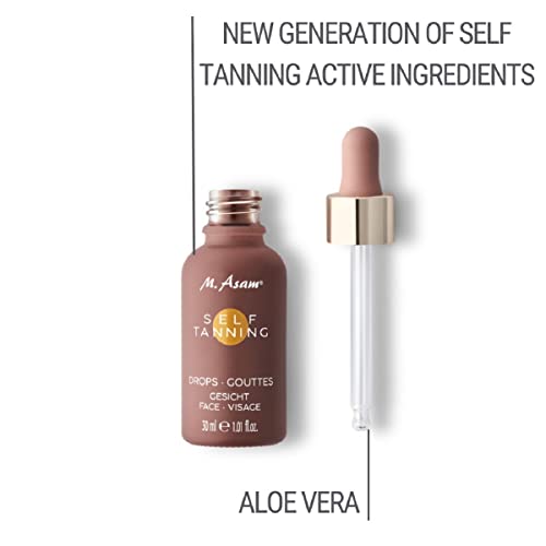 M. Asam SUN Self Tanning Drops (1.01 Fl Oz), Liquid Self-tanning Concentrate With Dropper To Mix With Face Care - Image 3