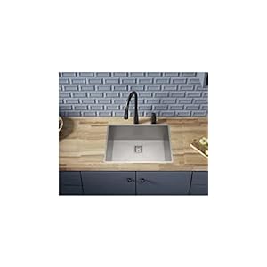 UNISIL 24"X18"X10" 304 Handmade sound proof KITCHEN SINK matt finish