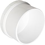 Spears P105X Series PVC DWV Pipe Fitting, Cleanout Adapter with Plug, 8