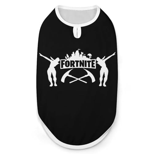 ペット服 フォートナイト 犬服 犬の服 Tシャツ ペットウェア ドッグウェア 猫服 洋服 袖なし 薄手 おしゃれ 脱毛保護 通気性よい 春秋冬服 お散歩 お出かけ 小型犬 中型犬