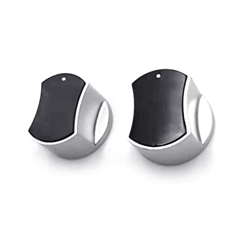 Bouton de commande de table de cuisson en metal Miter 8mm molette durable de haute finition