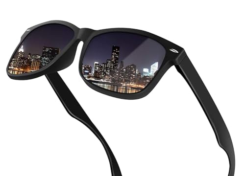 [PANIFREEX] 偏光レンズ 偏光サングラス メンズ 偏向サングラス 超軽量UV400 紫外線 反射光 強光眩しい光 グレアからカット超抗圧 スポーツサングラス／ 自転車／釣り／野球／テニス／スキー／ランニング／ゴルフ／ドライブ B0921のサムネイル