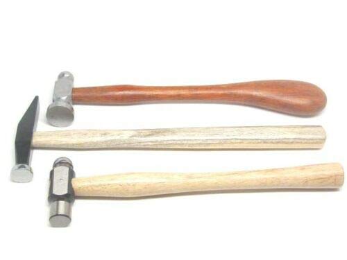 3 Chasing Hammer Repousse Silversmithing Goldsmithing Tools Ball Peen