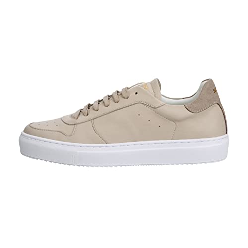 Suedwind® Sneaker Copenhagen - Handmade in Portugal - Premium-Qualität - Kalbsleder aus Italien - Hautverträglich & Atmungsaktiv, Unisex für Damen und Herren, Grau in Gr. 41