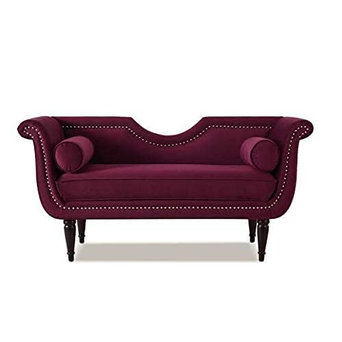 Image of Rosewood 2-Seater Settee Sofa Diwan Couch for Home and Living Room
