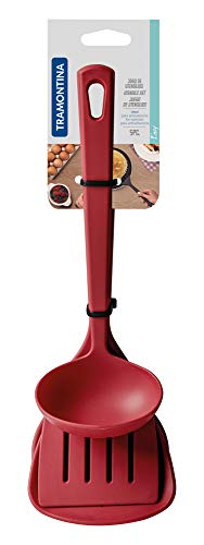 Jogo De Utens&iacute;lios Utilit&agrave; Vermelho Tramontina Utilit&agrave; Vermelho