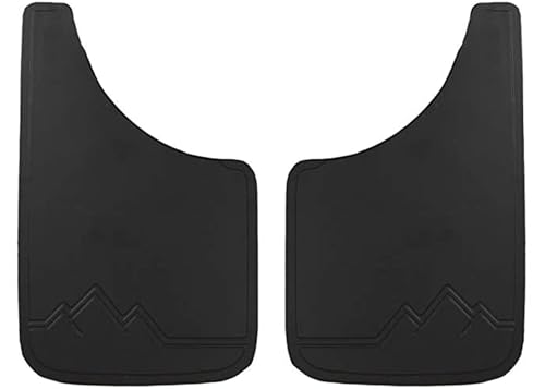Image of PLASTICOLOR 000492R01 Easy Fit Mud Flaps Without Logo Black