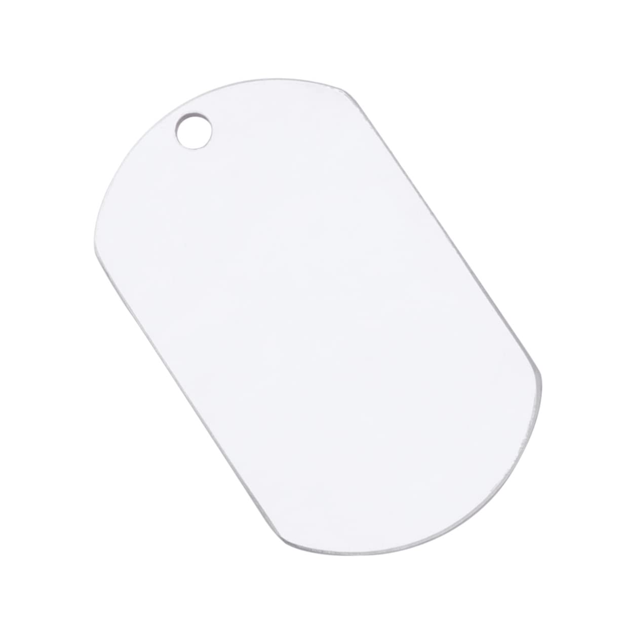 Toddmomy Dog Id Tags 10pcs Metal Pendant Pet Id Tag Pet Pendant Name Phone Number Engraving DIY Keychain