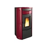 TERMOSTUFA A PELLET MOD. JOLE IDRO 2.0 15.8 KW Bordeaux