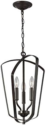 Sea Gull Generation Lighting 5134903-710 Romee 3 Light 13 inch Bronze Hall Foyer Ceiling Light