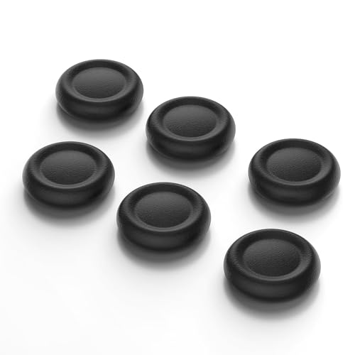 Image of 3 Pairs Thumb Grips,Enhanced Grip and Control, Replacement Joystick Caps Compatible with PS5 Controller, Suitable for Extended Gaming Sessions,Black