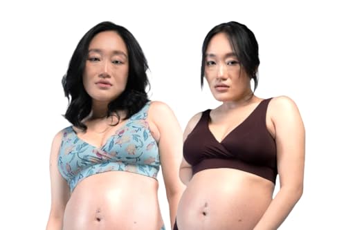 Image of &Circus Maternity Bra | Nursing Bra for Women | Pull Down Feeding Bra | Non Padded Bra for Women Slip On | Tencel Micromodal