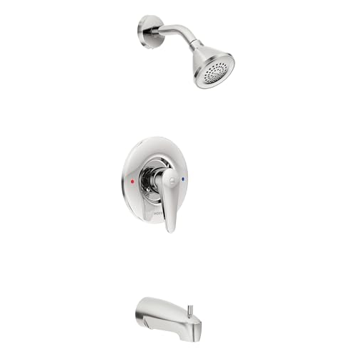 Kit de acabados Moen T9389EP15 Commercial Posi Temp todo metal 1,5 GPM sin válvula, cromado miniatura 1