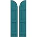 Ekena Millwork ARW401BQ311X66ANH Americraft Three 3 Exterior Real Wood Joined Board-n-Batten Shutters w/Arch Top (Per Pair), 10 1/2"W x 66"H, Antigua