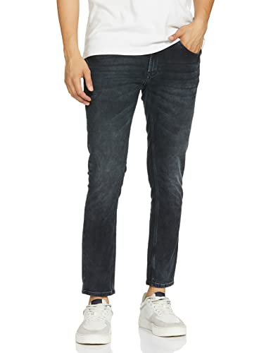Image of Spykar Men's Slim Jeans (ECKN-02BA-009 Charcoal Black 36)