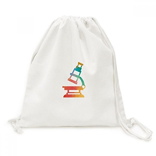 Sac à dos cordon motif chimie en toile pour ranger vos affaires de shopping