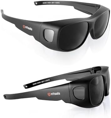 AnTools IR 5.0 Welding Goggles, Wrap-around Welding Glasses, Anti-scratch Welding Lens, UV Protection, Meet ANSI/ISEA, OSHA