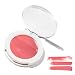 3-in-1 Lip + Cheek Cream. Coconut Extract for Radiant, Dewy, Natural Glow - UNDONE BEAUTY Lip to Cheek Palette. Blushing, Highlighting & Tinting. Sheer to Opaque Color. Vegan & Cruelty Free. ROSY