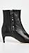 STAUD Women's Wally Ankle Boots, Black, 10 Medium US