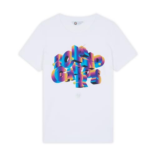 T-Shirt Femme Roland Garros Signature en Coton Chic pour les Fans de Tennis sur Terre Battue