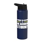 The Original Awesome Car Accident Attorney Stainless Steel Insulated Water Bottle