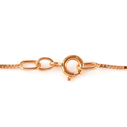 Galaxy Gold GG 2.25 Carat 14k 20" Solid Rose Gold Grecian-inspired Necklace with Natural Square-shaped Aquamarines - Image 5