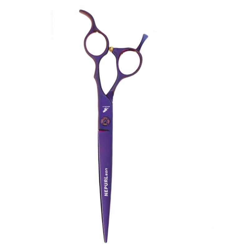 Ciseaux pour poils d'animaux de 17,8 cm violet pour sublimer votre chien