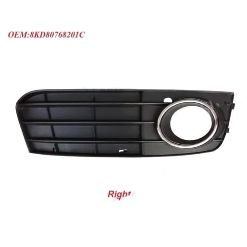 Grille calandre avant pour A4 B8 2010 2011 cache phare antibrouillard droit
