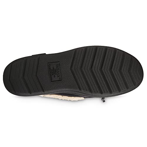 Image of isotoner Men's Indoor /Outdoor Slip-on Vincent Microsuede Moccasin Slippers With Memory Foam Comfort